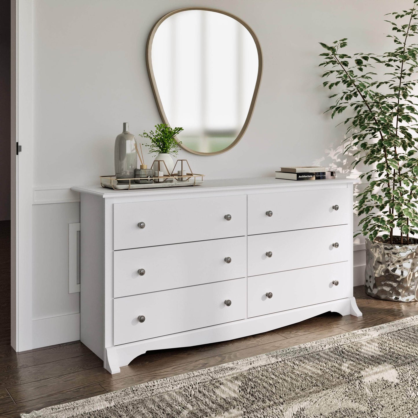 Modubox Dresser Sonoma 6-Drawer Dresser - Available in 5 Colours