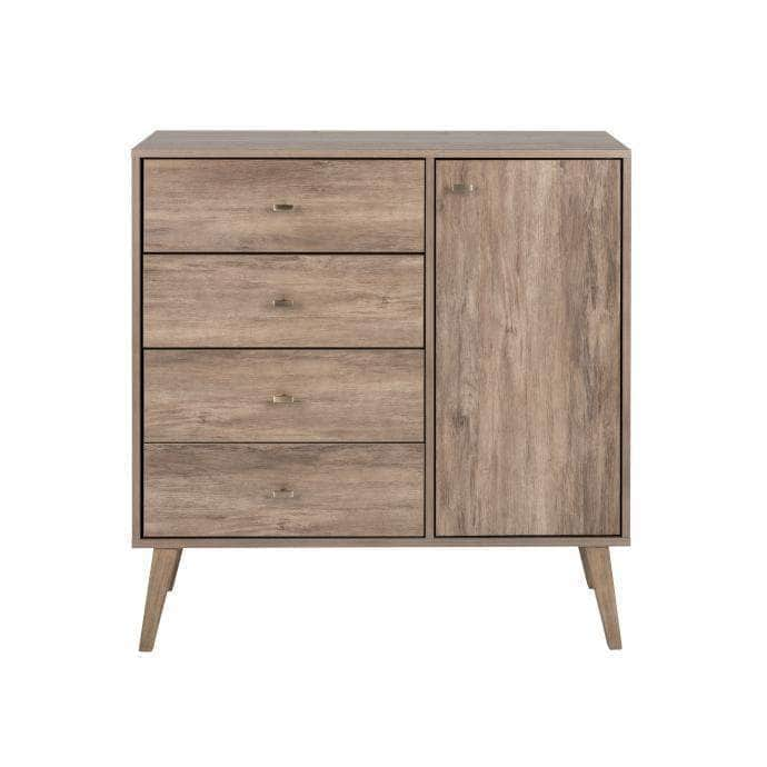 Pending - Modubox Drawer Chest Milo MCM 4-Drawer Chest with Door - Available in 3 Colours