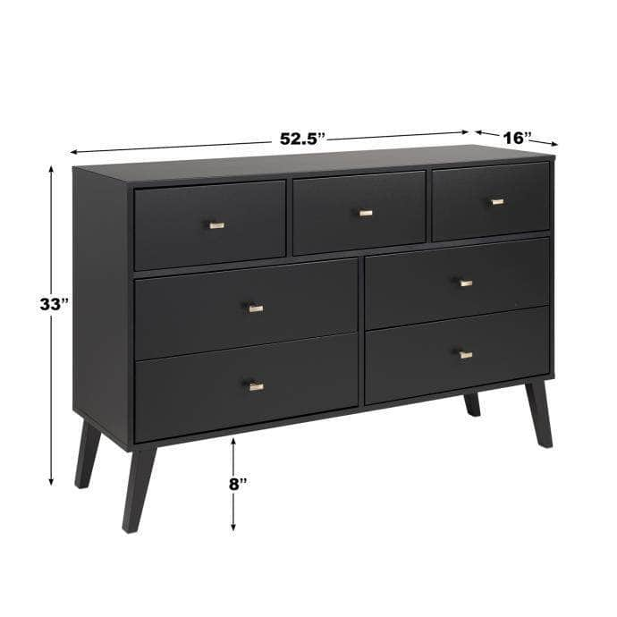 Pending - Modubox Dresser Milo 7-Drawer Dresser - Available in 3 Colours