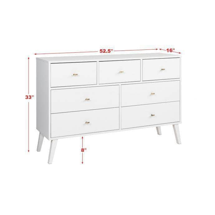 Pending - Modubox Dresser Milo 7-Drawer Dresser - Available in 3 Colours