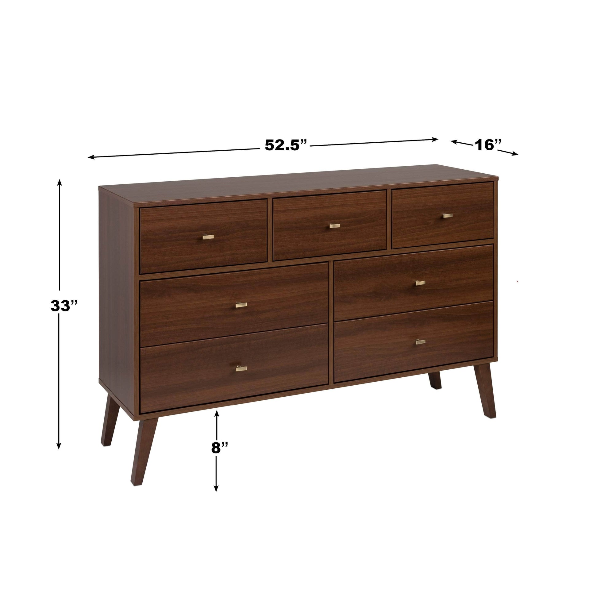 Pending - Modubox Dresser Milo 7-Drawer Dresser - Available in 4 Colours