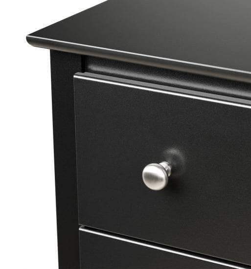 Prepac Sonoma Bedroom Black Sonoma 1-Drawer Tall Nightstand - Multiple Options Available